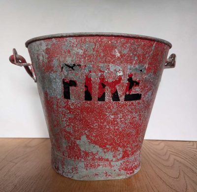 Vintage FIRE bucket