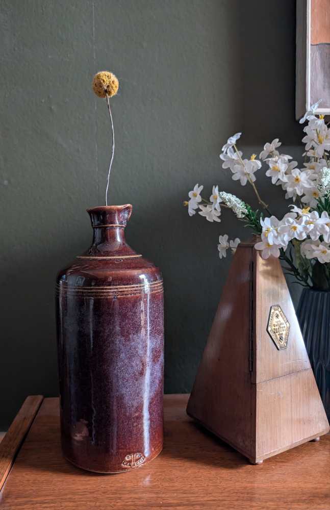 Large 19th century stoneware ink pot by James Stiff of Lambeth - Image 6