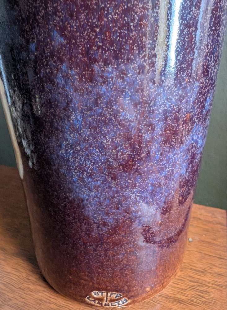 Large 19th century stoneware ink pot by James Stiff of Lambeth - Image 17