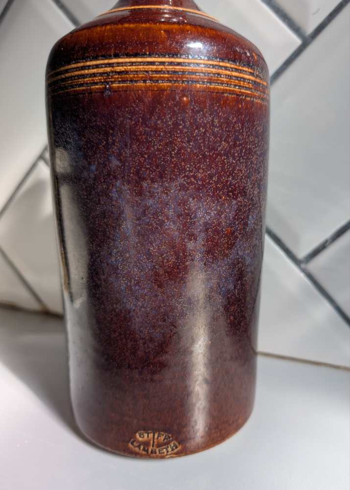 Large 19th century stoneware ink pot by James Stiff of Lambeth - Image 13