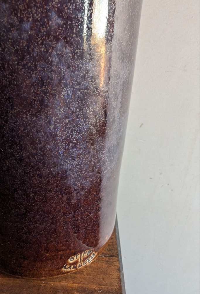 Large 19th century stoneware ink pot by James Stiff of Lambeth - Image 8