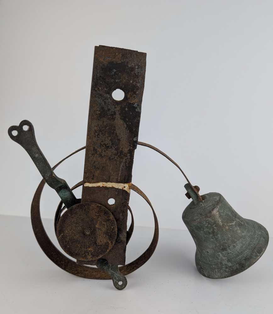 Antique spring door bell - Image 5
