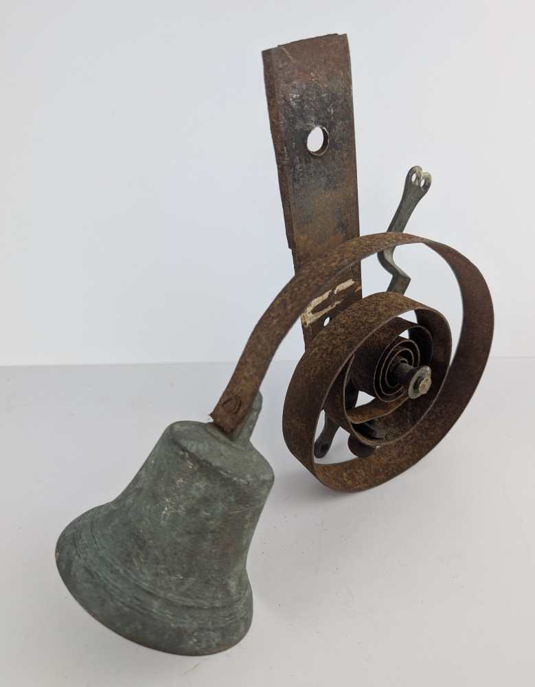 Antique spring door bell - Image 7