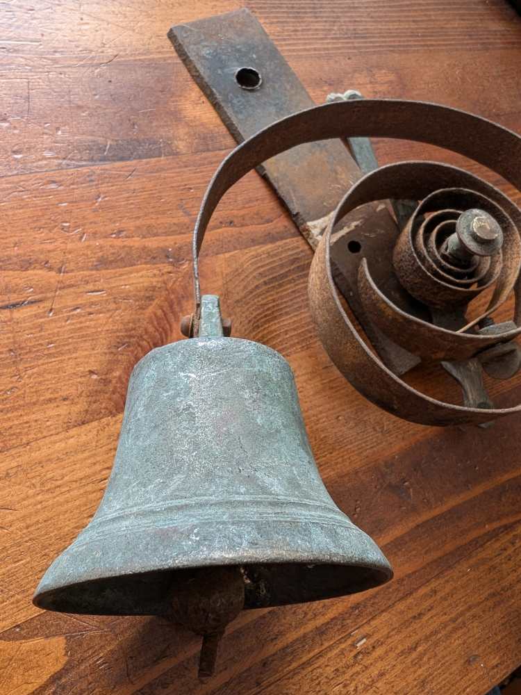 Antique spring door bell - Image 10