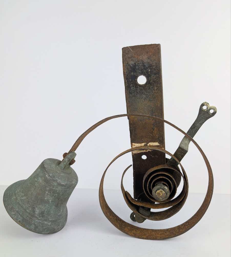 Antique spring door bell - Image 11