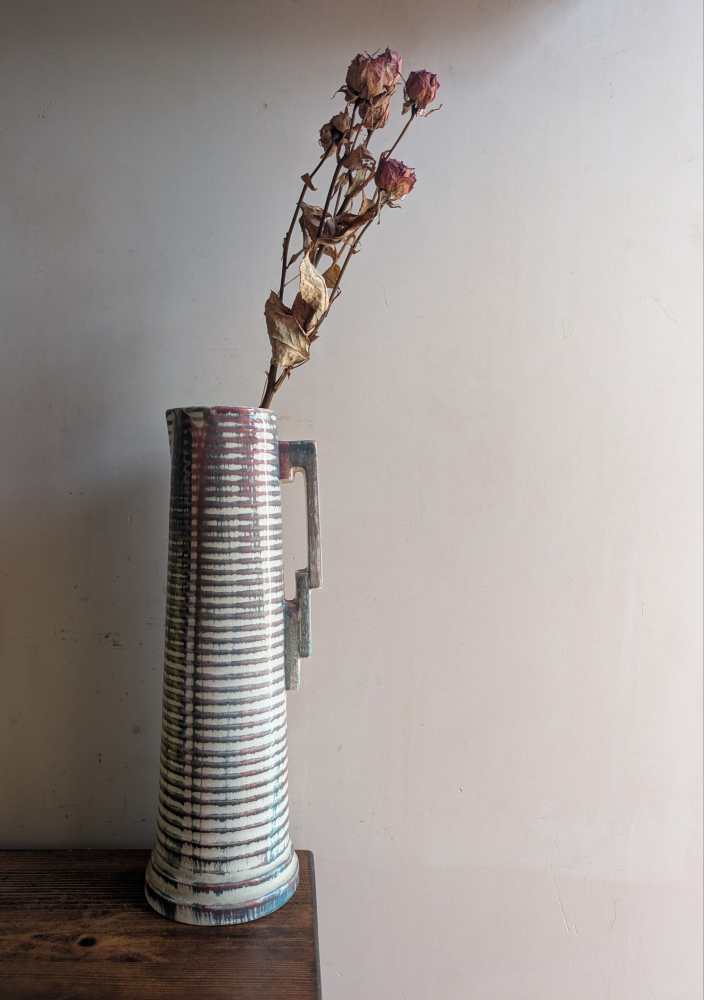 Tall Art Deco jug by Brewood