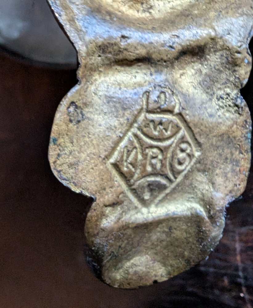 Mid-Victorian brass reception bell by William Tonks & Sons of Birmingham - Image 16