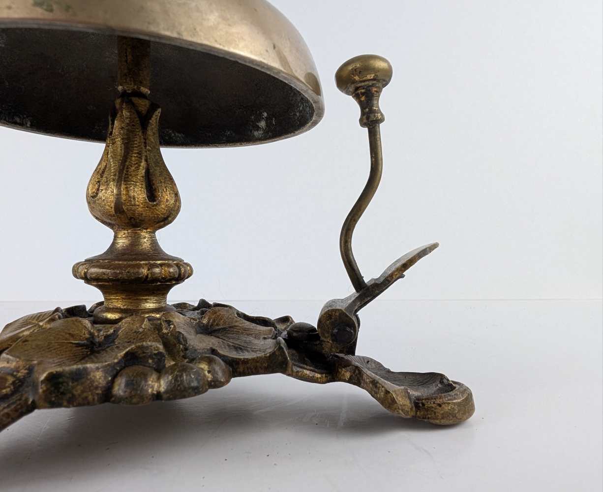 Mid-Victorian brass reception bell by William Tonks & Sons of Birmingham - Image 9