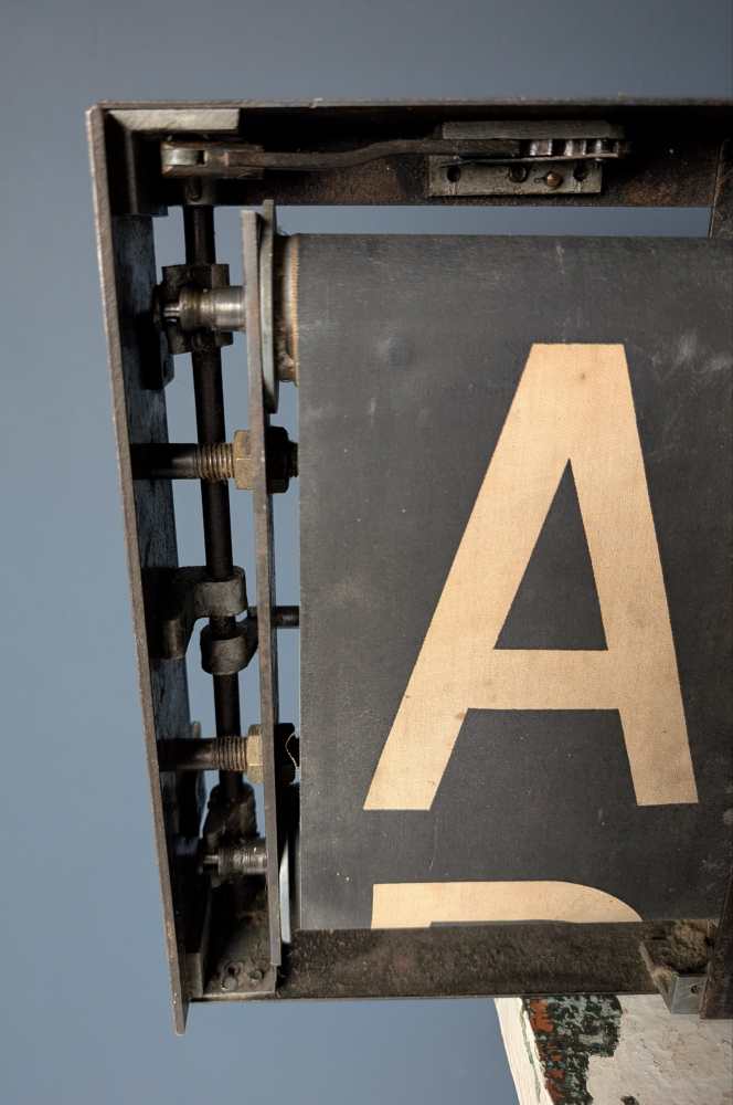 Routemaster midcentury London bus number blind - Image 6
