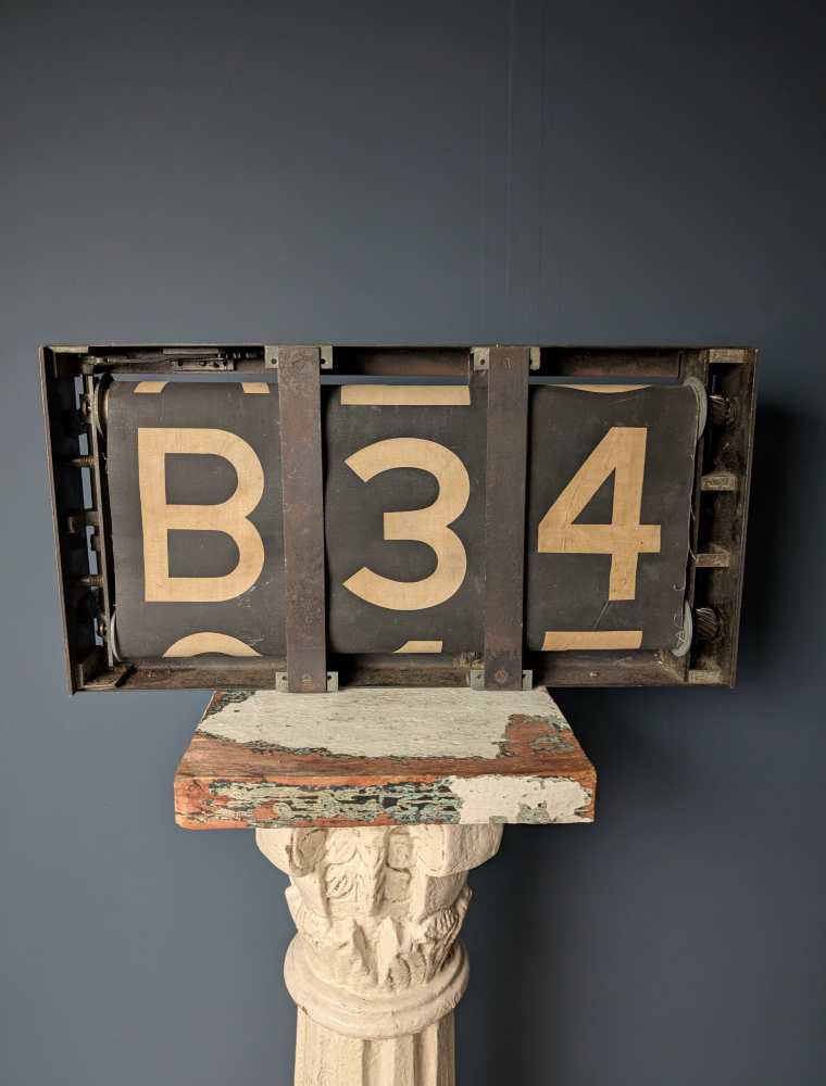 Routemaster midcentury London bus number blind - Image 13