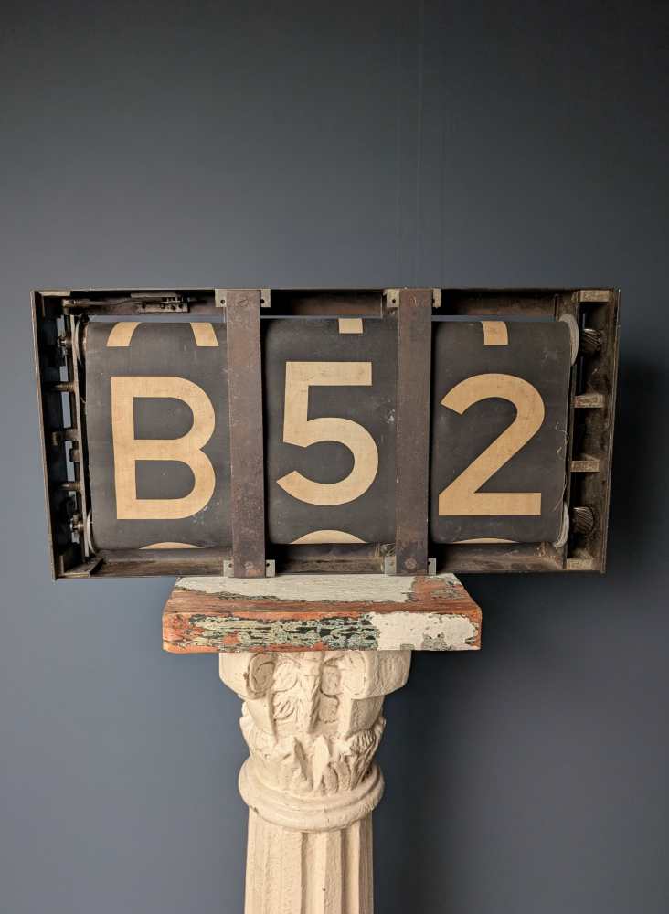 Routemaster midcentury London bus number blind - Image 2