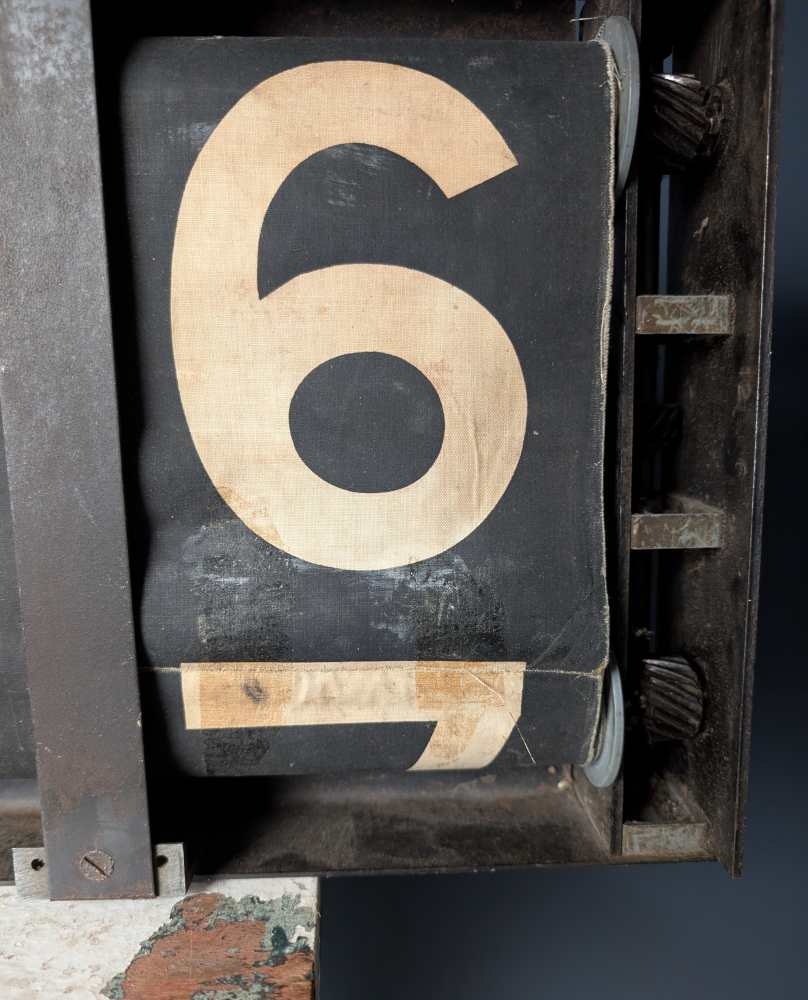 Routemaster midcentury London bus number blind - Image 15