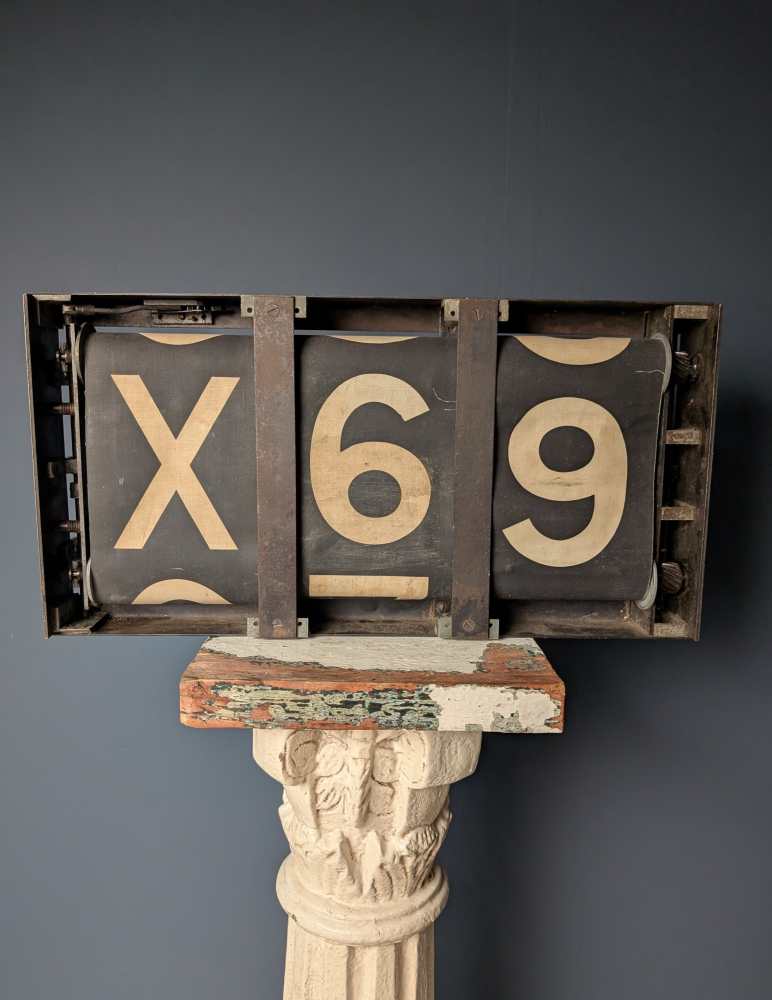 Routemaster midcentury London bus number blind - Image 5