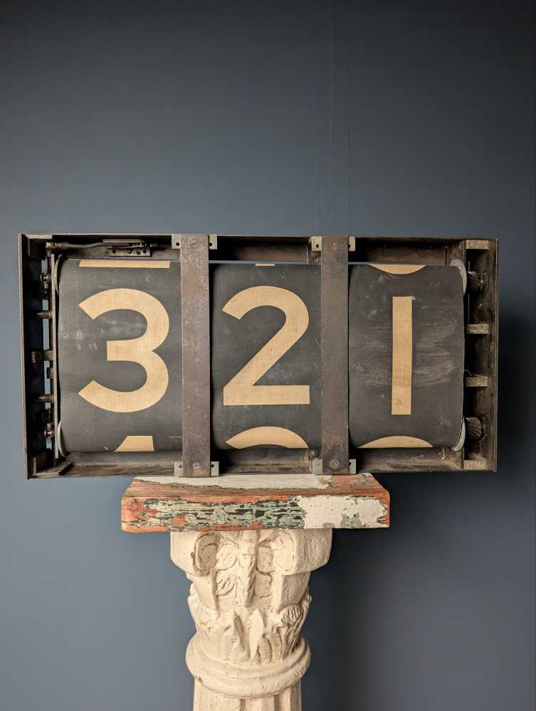 Routemaster midcentury London bus number blind - Image 17
