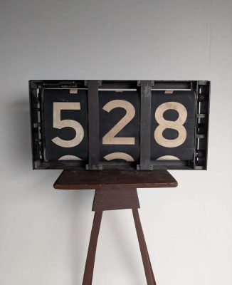 Routemaster midcentury London bus number blind