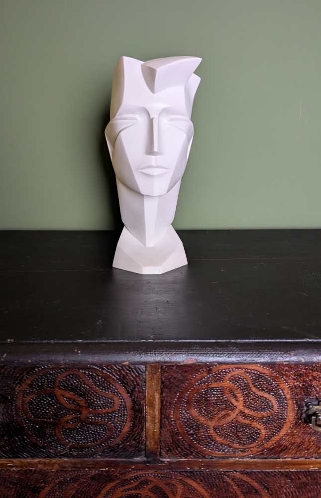 1987 sculptural bust by Lindsay Balkweill - Image 13