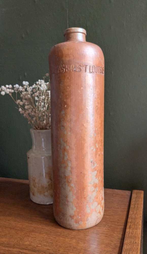 19th century Dutch stoneware distillery bottle - Image 9