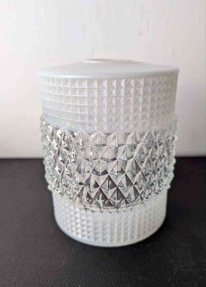 Midcentury glass pendant light shade - Image 3