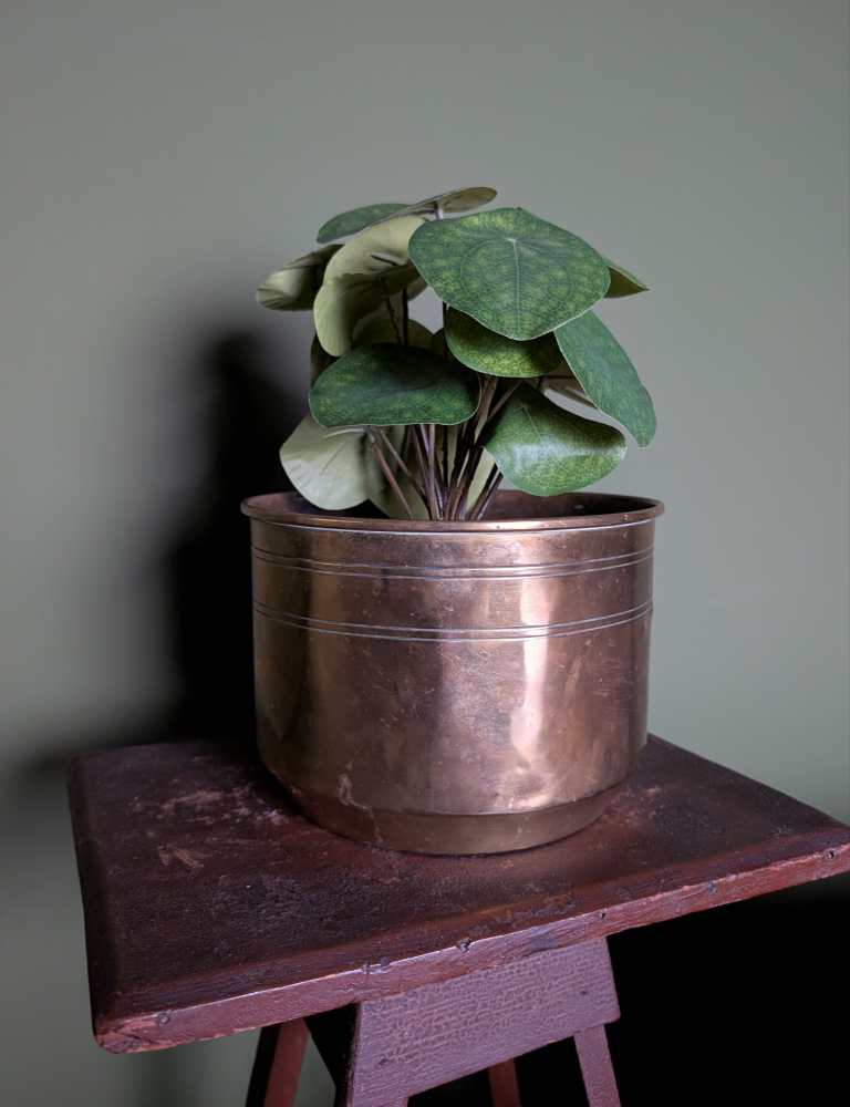 Early 1900s Nestor Birmingham brass plant pot - Image 11