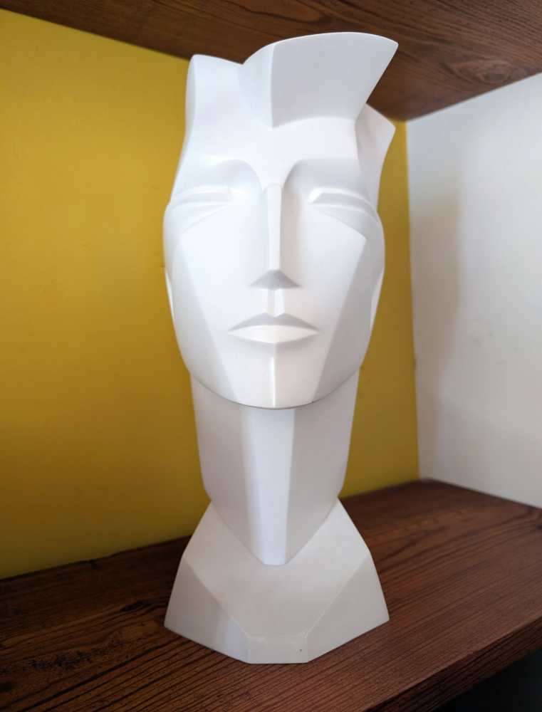 1987 sculptural bust by Lindsay Balkweill - Image 6