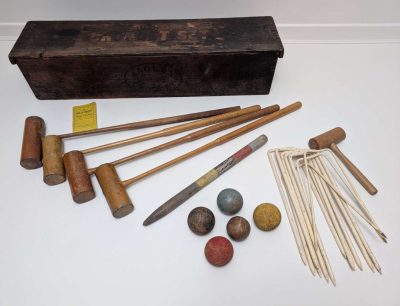Jaques of London regulation Croquet Set, early 1900s