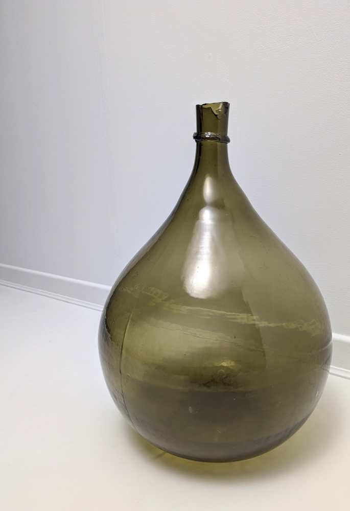 Giant green glass carboy demijohn - Image 12