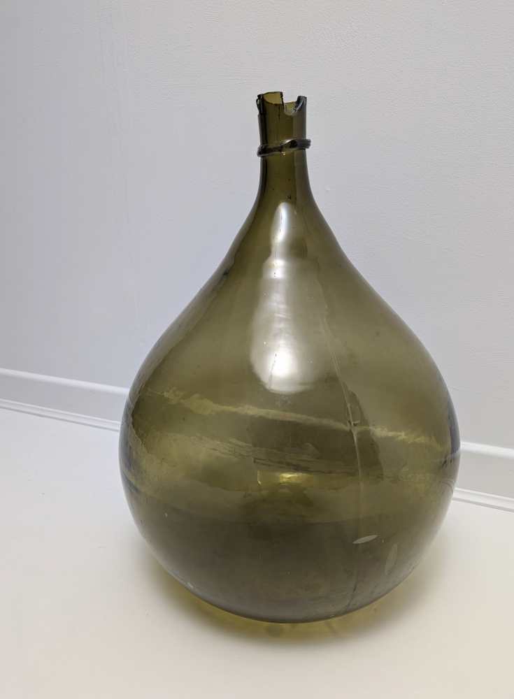 Giant green glass carboy demijohn - Image 15