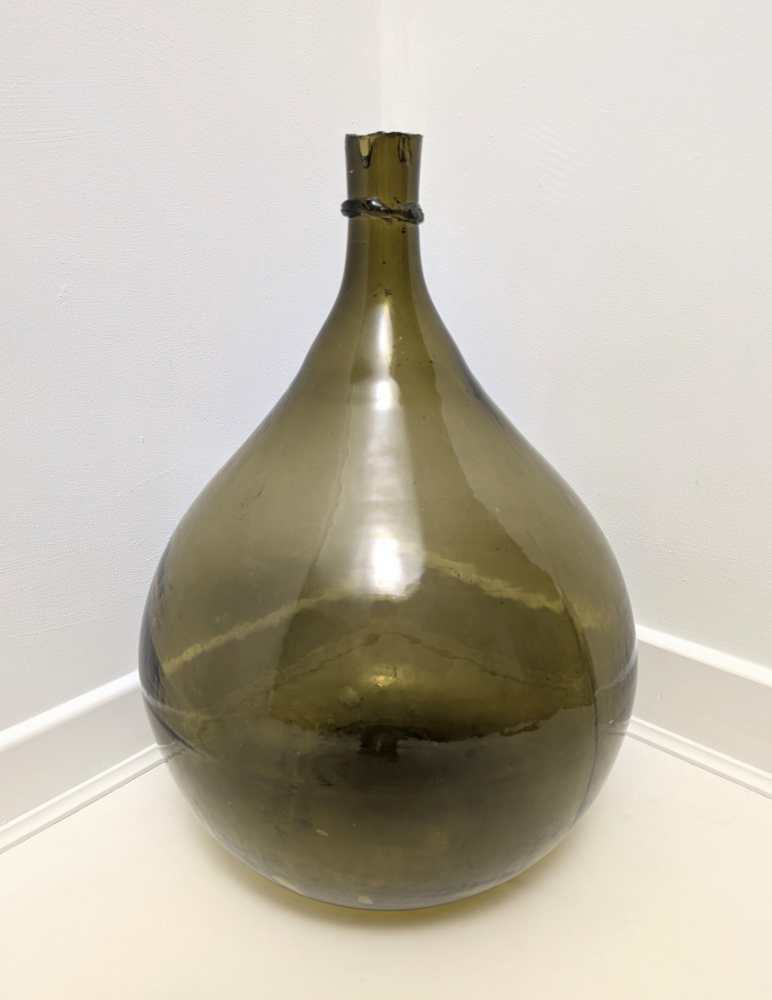 Giant green glass carboy demijohn - Image 19