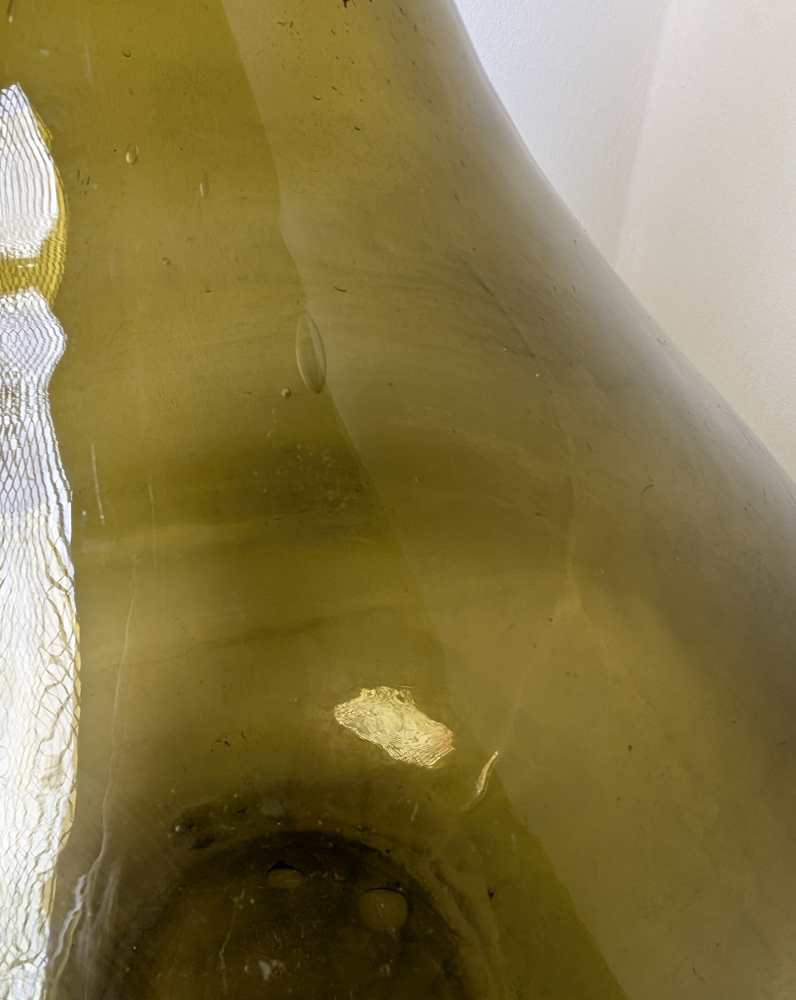 Giant green glass carboy demijohn - Image 13