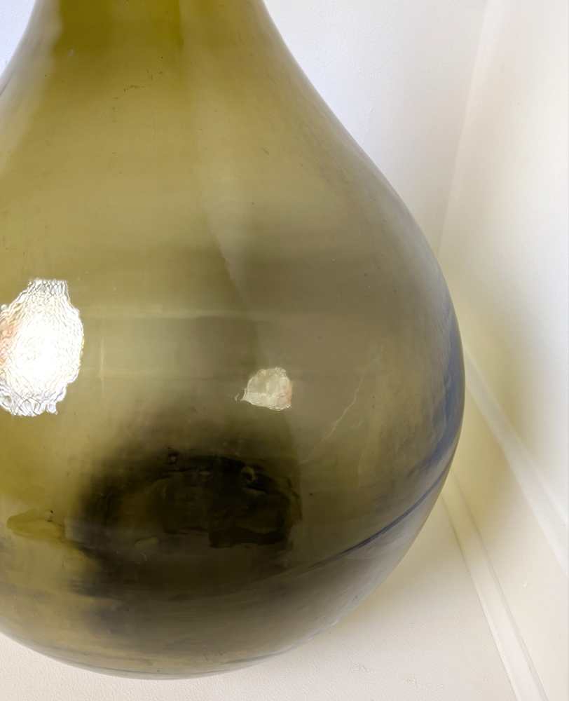 Giant green glass carboy demijohn - Image 11