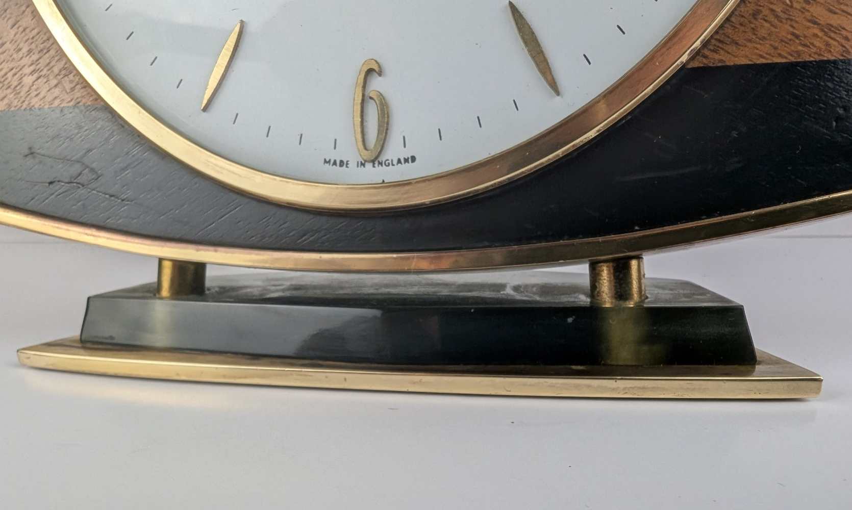 Midcentury Metamec Mantel clock with original movement - Image 9