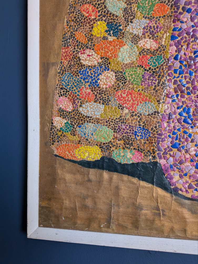 Large mosaic art Peacock, 1970 - Image 5