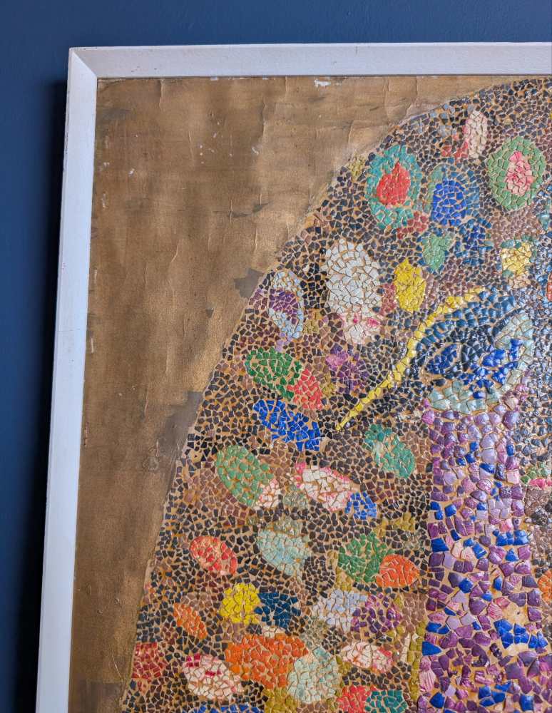 Large mosaic art Peacock, 1970 - Image 3