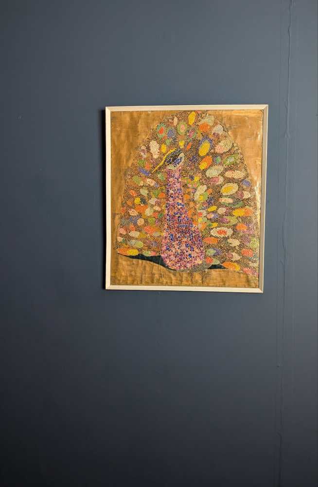Large mosaic art Peacock, 1970 - Image 6