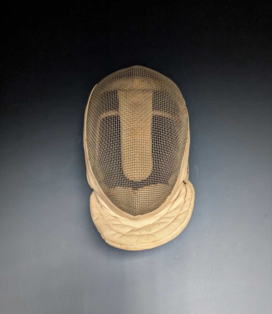 c.1920s épée fencing helmet by Leon Paul, London - Image 7