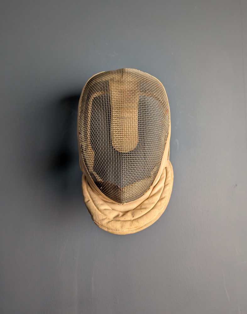c.1920s épée fencing helmet by Leon Paul, London - Image 6