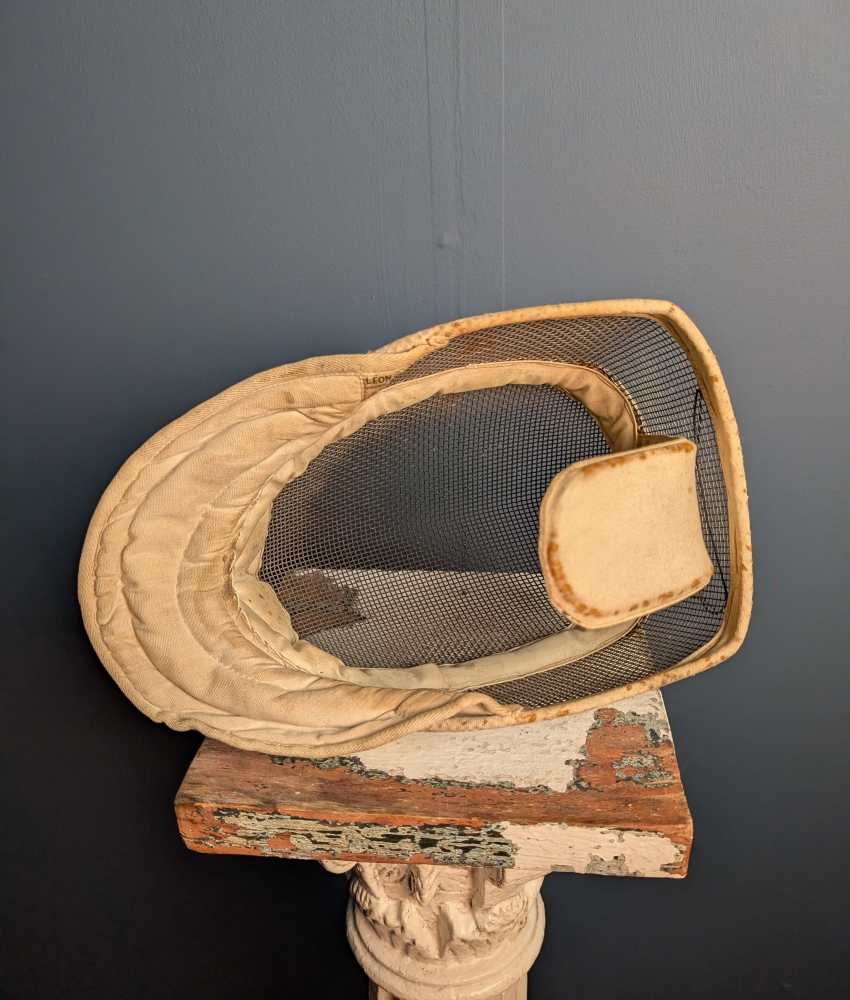 c.1920s épée fencing helmet by Leon Paul, London - Image 13