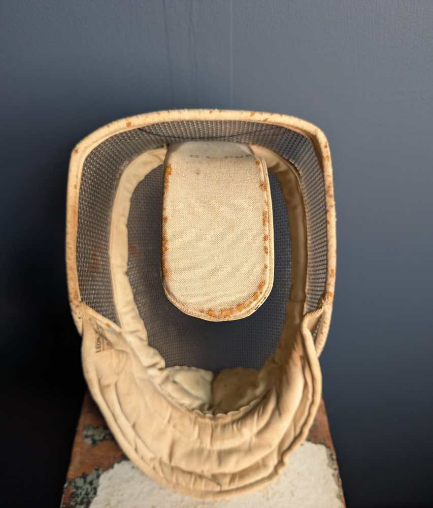 c.1920s épée fencing helmet by Leon Paul, London - Image 8