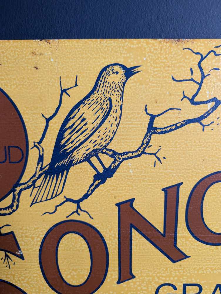 c.1930s enamel advertising sign for Songster gramophone needles - Image 6