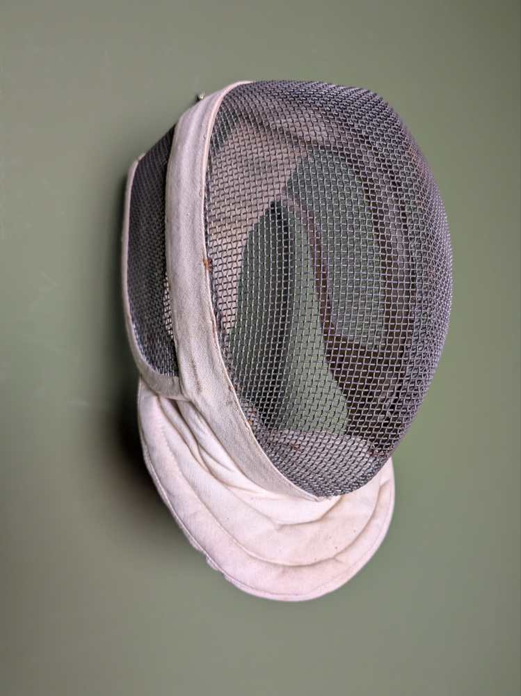 c.1920s épée fencing helmet by Leon Paul, London - Image 2