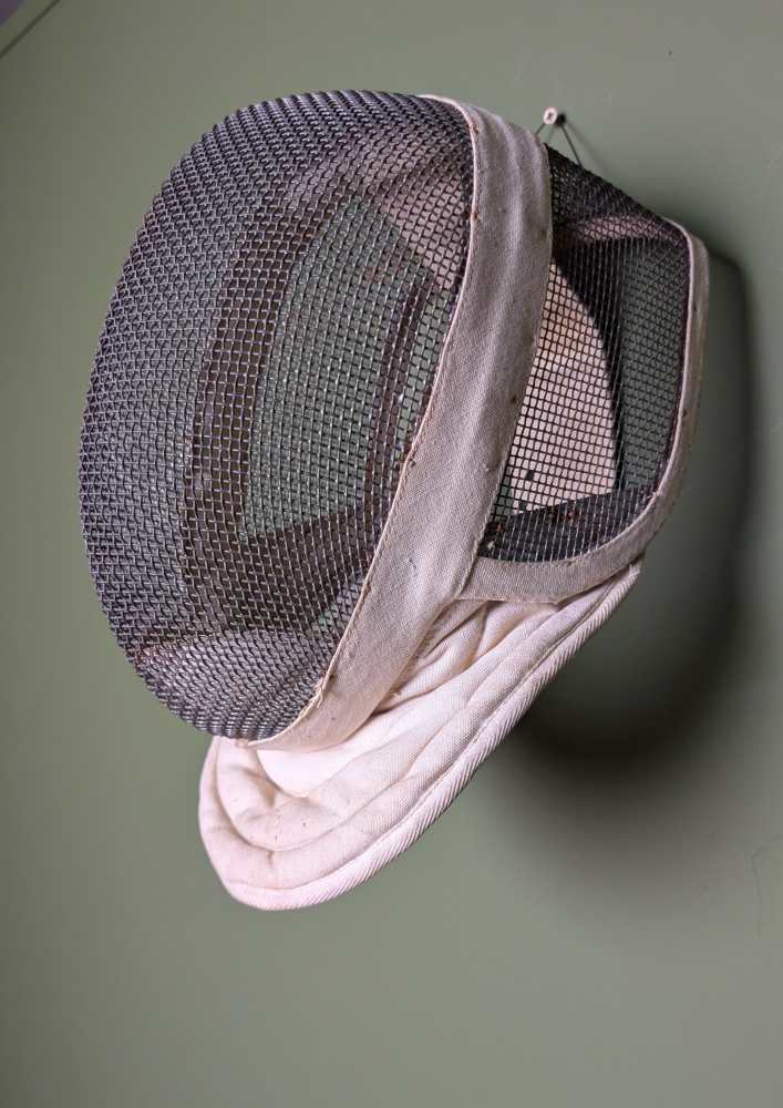 c.1920s épée fencing helmet by Leon Paul, London - Image 11