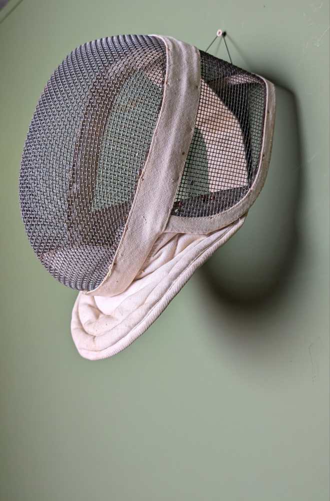 c.1920s épée fencing helmet by Leon Paul, London - Image 14