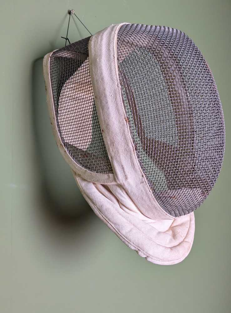 c.1920s épée fencing helmet by Leon Paul, London - Image 15