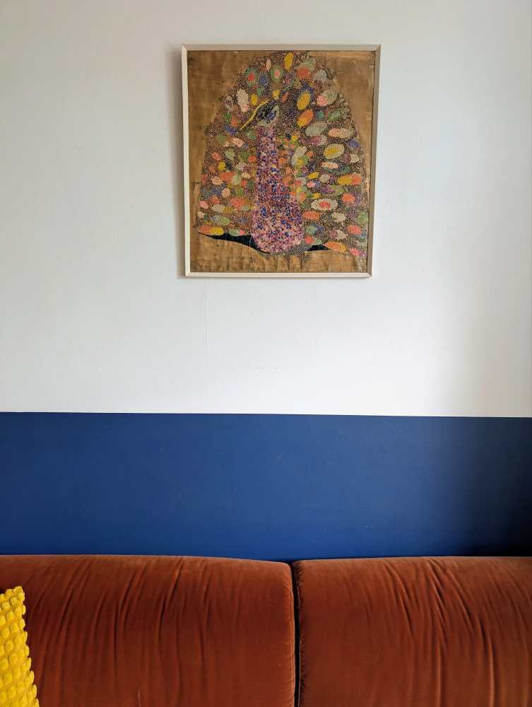 Large mosaic art Peacock, 1970 - Image 2