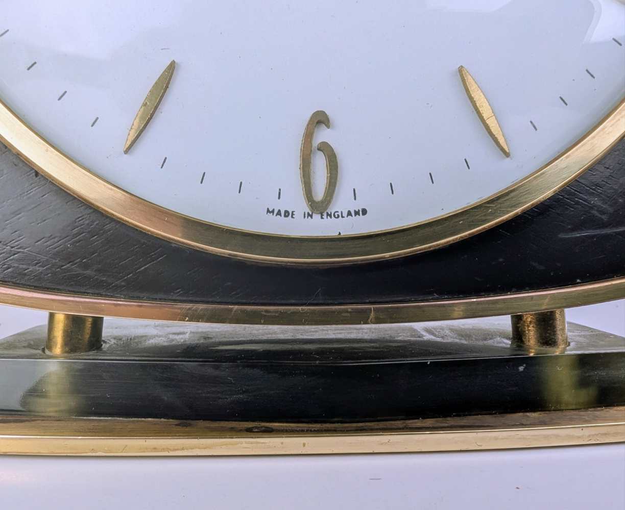 Midcentury Metamec Mantel clock with original movement - Image 5