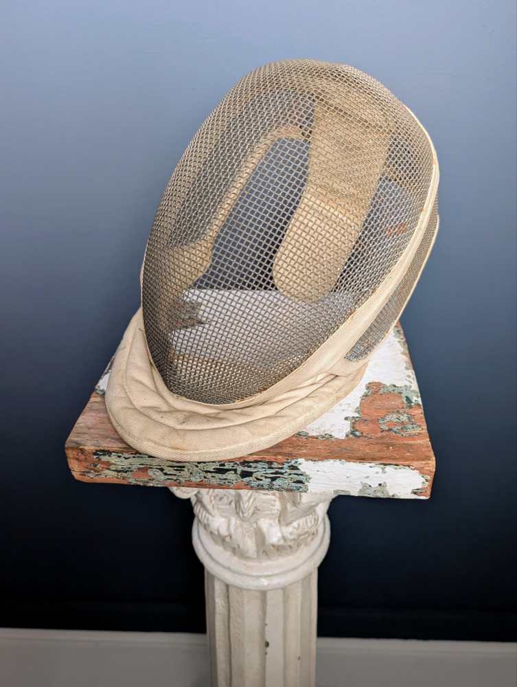 c.1920s épée fencing helmet by Leon Paul, London - Image 3