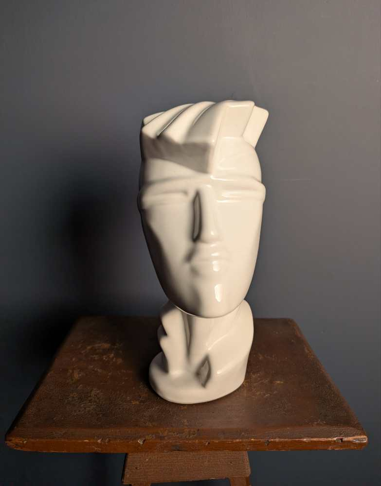 1980s ceramic sculptural bust by Lindsay Balkweill - Image 2