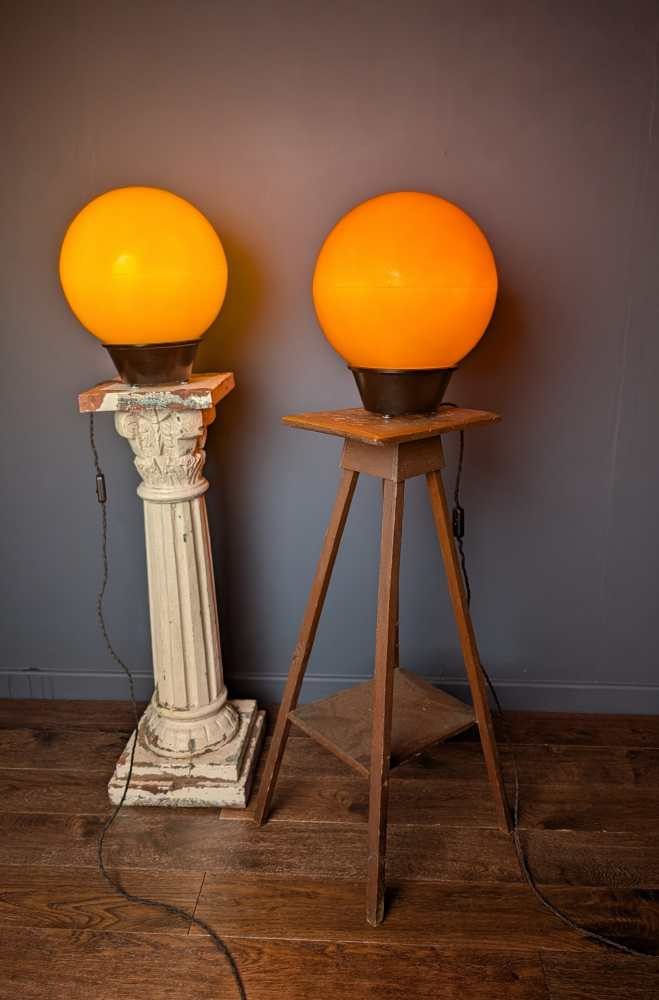Pair of Belisha Beacons as lamps - Image 7