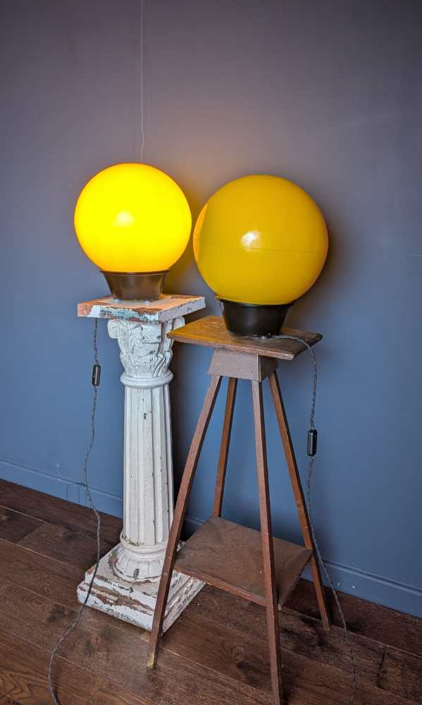 Pair of Belisha Beacons as lamps - Image 6