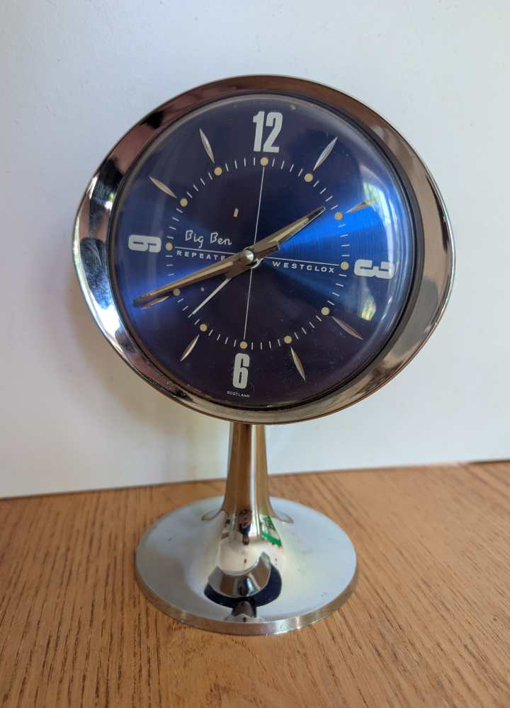 1960s Space age raised Westclox Big Ben repeater alarm clock - Image 12